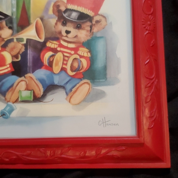 VTG / C. HANSON TEDDY BEAR ART - Picture 3 of 9